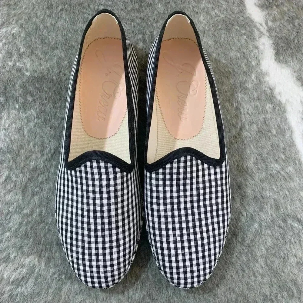 J. Crew Canvas Venetian Loafers